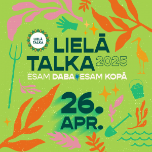 Lielās talkas posteris | 2025