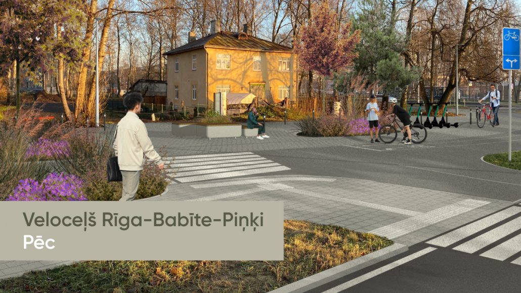 veloceliņa izbūvē Imantā