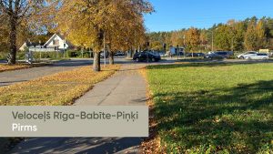 Veloceļa Rīga–Babīte–Piņķi Imantas posma bilde pirms [2]