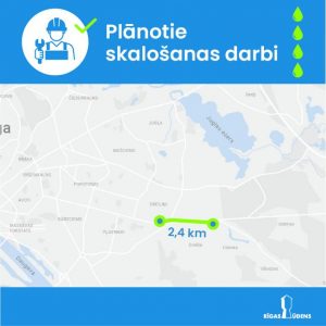 Rīgas ūdens plānotie skalošanas darbi