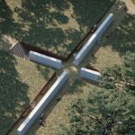 Plānotais jaunais kolumbārijs Rīgas I Meža kapos – moderns, ainavā integrēts piemiņas vietu komplekss, kas nodrovina cieņpilnu urnu apbedīšanas vidi un sakārtotu kapsētu infrastruktūru.