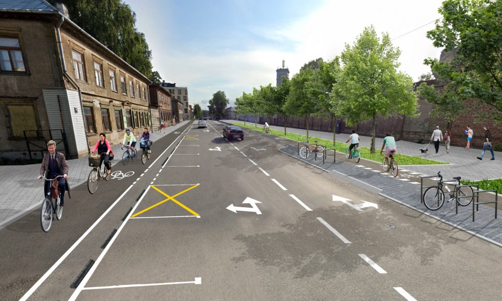 V.Purvīša ielas vizualizācija