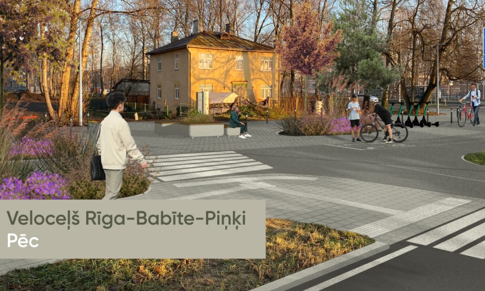 veloceliņa izbūvē Imantā