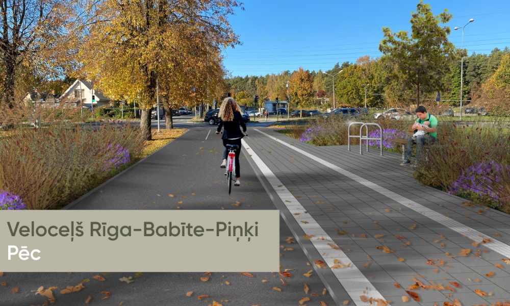 Veloceļa Rīga–Babīte–Piņķi Imantas posma bilde pēc [2]